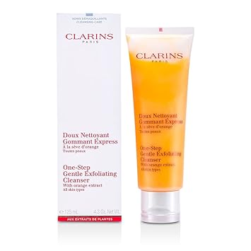 clarins one step facial cleanser orange