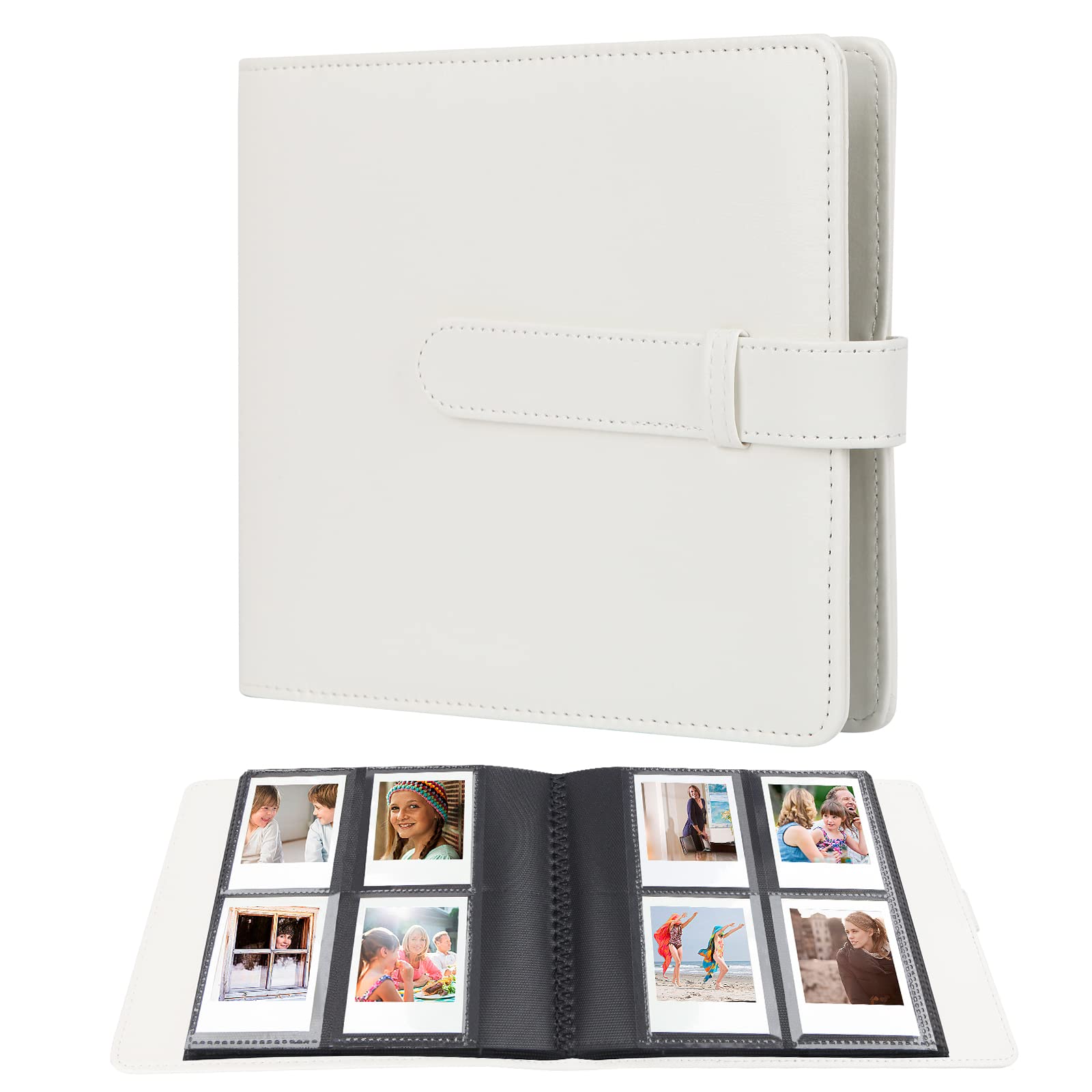 Photo 1 of 256 Pockets Photos Album for Polaroid Go Everything Box Camera and Instant Film,Polaroid Go Photo Album Book
(White)