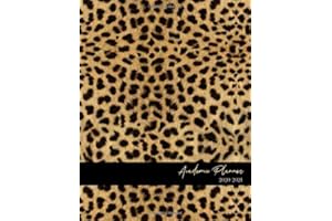 Academic Planner 2020-2021: Animal Print Leopard Cheetah Print Monthly Weekly for Women College Student High School at a glance July 2020- June 2021 Calendar