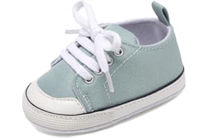 KHOCADW Baby Shoes,Infant Boys Girls Non-Slip Soft Sole Lightweight Sneakers,Unisex First Walking Shoes for 0-18 Months Toddler