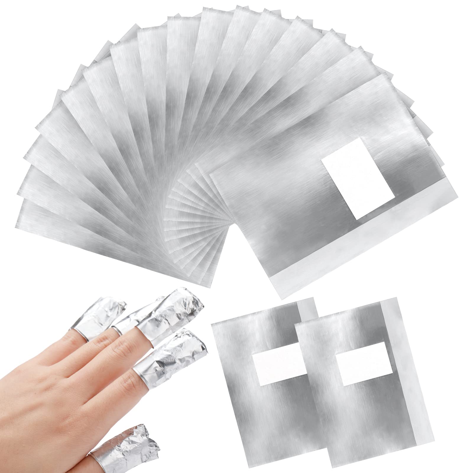 G2PLUS Gel Nail Remover - 300PCS Nail Foil Removal Wraps with Pad for Gel Nails