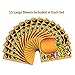 Create A Pumpkin Stickers - 15 Full Size Pumpkin Face Craft Sticker Sheet Halloween Crafts for Kids