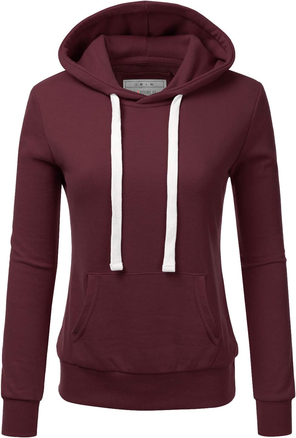 DOUBLJUBasic Lightweight Pullover Sweater Top Essential Comfy Casual Hoodie Sweatshirt for Womens Clothes with Plus Size