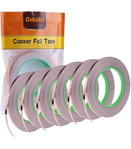 Ruban De Feuille De Cuivre Conducteur, Ruban D'isolation Thermique