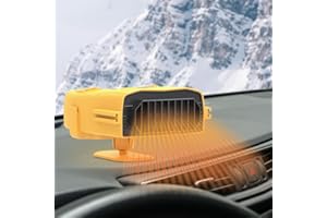 UTSAUTO Portable Car Heater Multipurpose Car Defogger Seat Heater Auto Car Heaters 2 in 1 Fast Heating & Cooling 360° Rotary 