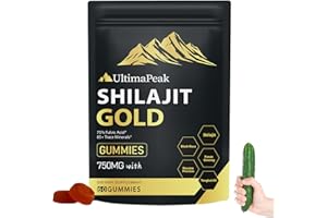Ultimapeak Pure Himalayan Gummies for Men & Women –85+ Trace Minerals & 75% Fulvic Acid, 60 Gummies(1PC)