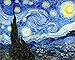 Wowdecor Paint by Numbers Kits for Adults Kids, DIY Number Painting - Starry Night by Van Gogh Beautiful Sky 40 x 50 cm Stamped Canvas (Frame)