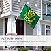 ANLEY Fly Breeze 3x5 Foot Erin Go Bragh Flag - Vivid Color and Fade Proof - Canvas Header and Double Stitched - Ireland Forever Flags Polyester with Brass Grommets 3 X 5 Ft