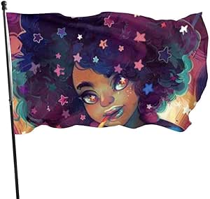 IUBBKI Beautiful n Woman3 Bandera: 3x5 pies Bandera Resistente La