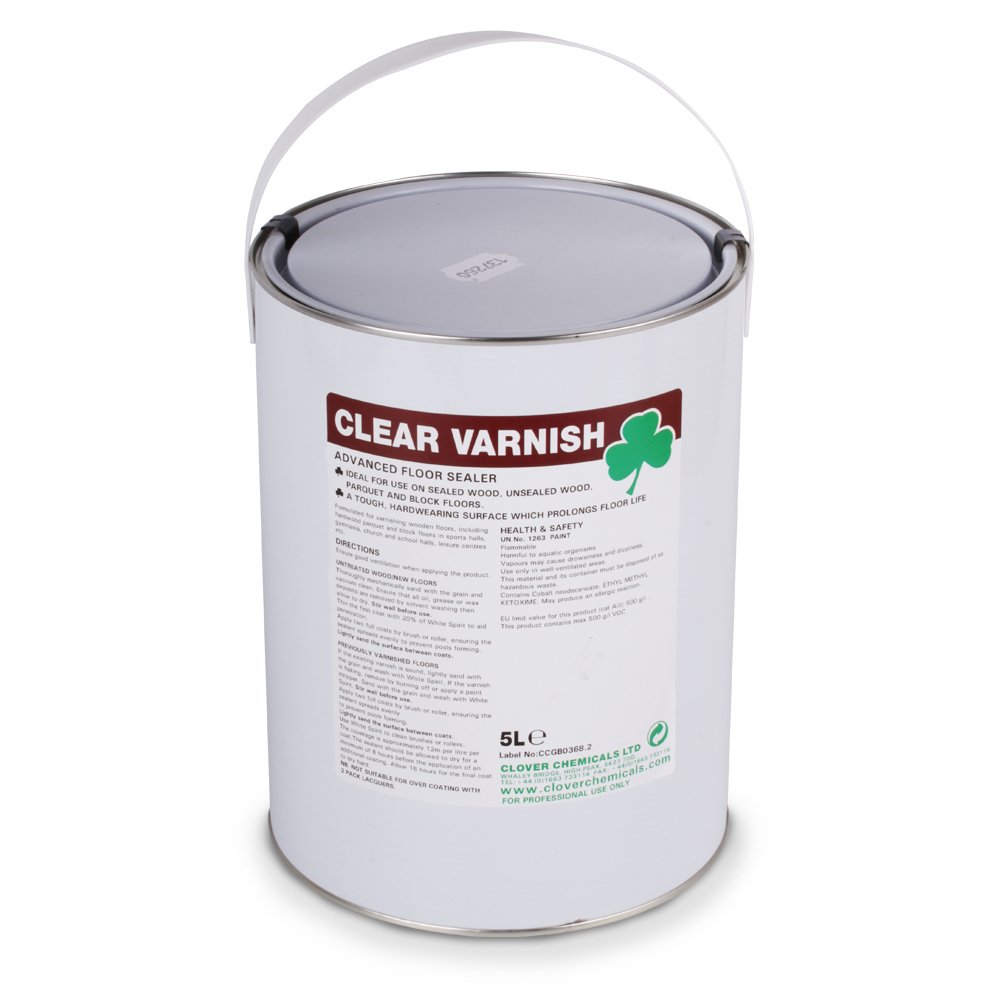5l Professional Hard Wearing Clear Varnish Floor Maintainer