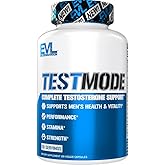 Evlution Nutrition TestMode - Complete Testosterone Support - Testosterone Supplement for Men - Supports Men’s Health & Vitality - Performance, Stamina & Strength - 50 Servings - 100 Veggie Capsules