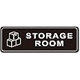 Storage Room Door Sign for Business and Home, Self-Adhesive Durable Modern Storage Room Sticker, Authorized Personnel Only Signs for Industry, Hospital, Restaurants, Private Area