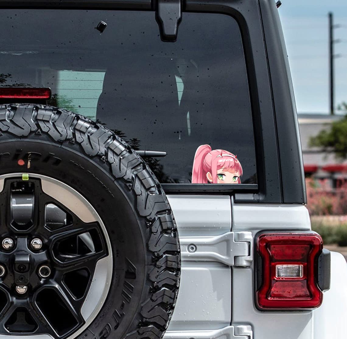 Mua (5.1 Inch) Zero Two Anime Peeker Sticker Darling in The Franxx ...