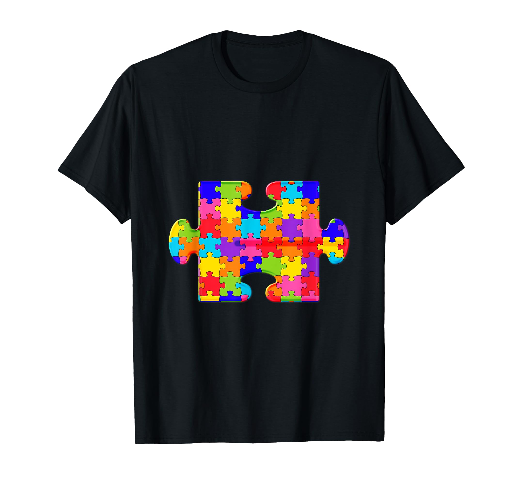 Jigsaw Puzzle Piece Jigsaw Autism Puzzle T-Shirt