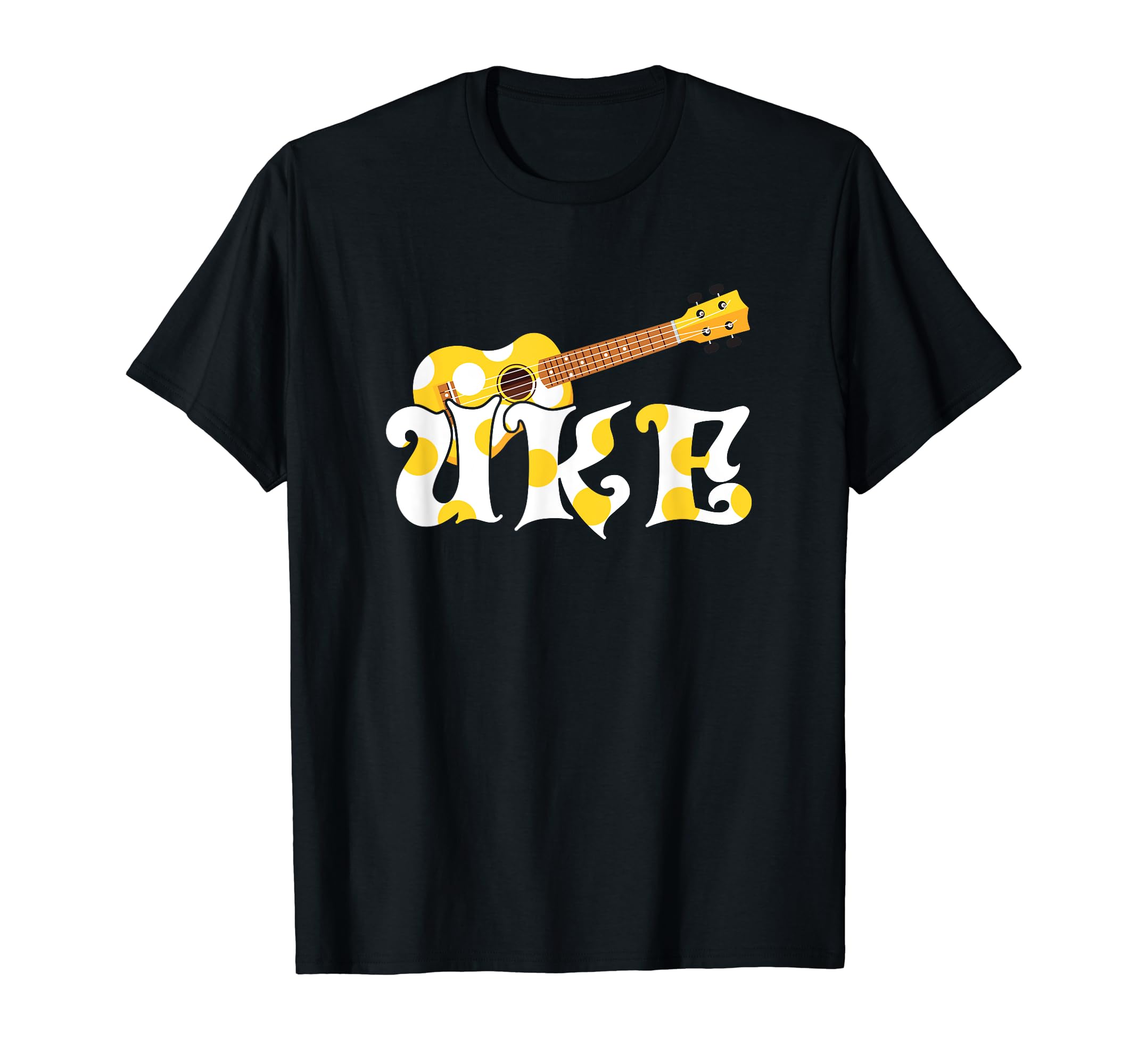 Uke Guitar Acoustic Uke Hawaiian Hawaii Musician Aloha T-Shirt