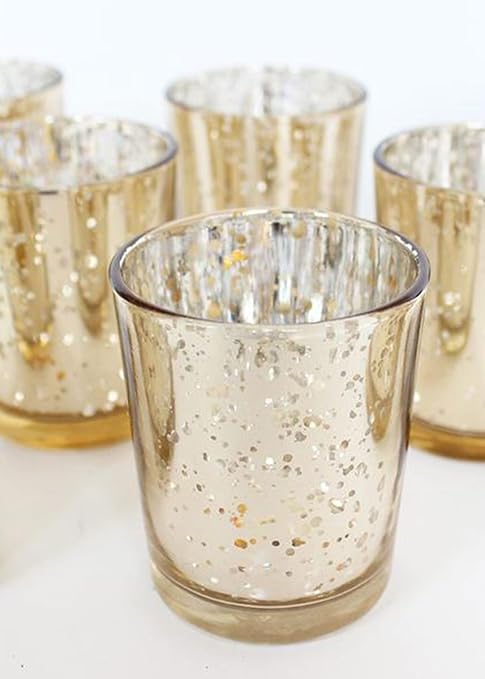 Buy Wedding Decoration Votive Candle Holder In Gold By Afloral