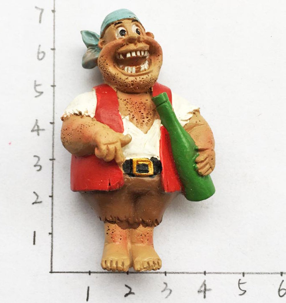 Imán para nevera con diseño de Viking Dingen, ideal para recuerdos ...