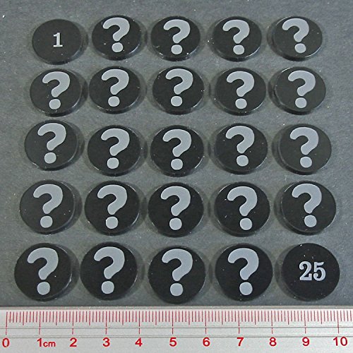 Clue Tokens, Numbered 1-25