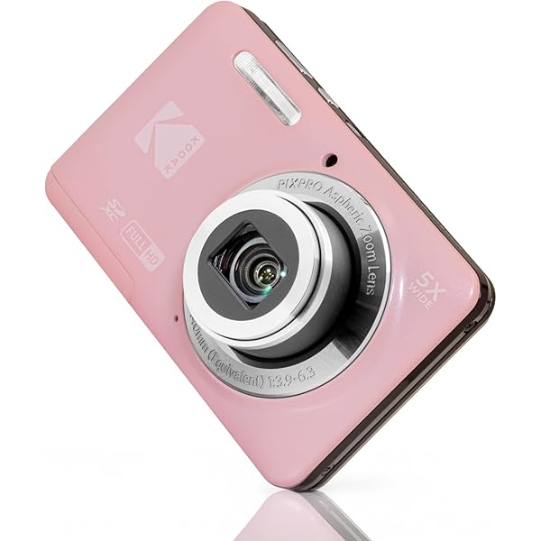 Amazon.com : KODAK PixPro FZ55 Friendly Zoom Pastel Pink 16MP Full