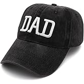 Father's Day Birthday Gifts Dad Hats for Men,Adjustable Worlds Best Dad Hat Gifts for Dad Husband Papa from Daughter Son