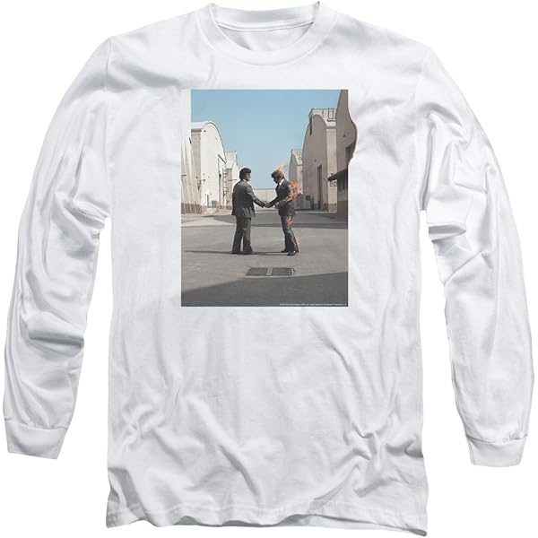 Pink Floyd 'Wish You Were Here' Men's T-Shirt – Heather Grey, Soft Cotton Blend (X-Large)