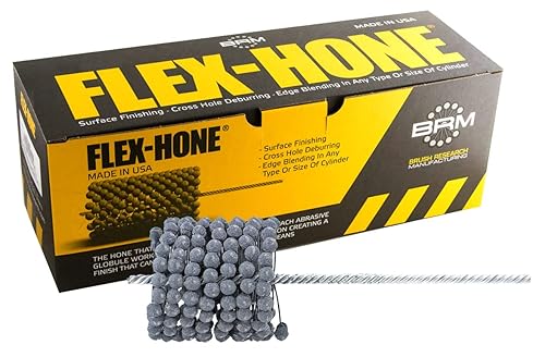 Brush Research GB33412 FLEX-HONE®, 3-3/4" (95mm) Diameter, 120 Grit, Silicon Carbide, For Mild Steel, Stainless Steel, Cast Iron and Softer Ferrous Materials