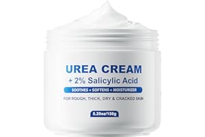 Urea Cream for Feet, Urea Cream 60 Percent for Foot with Salicylic Acid, Hydrating Cream for Dry, Rough Feet, Moisturizing Fo