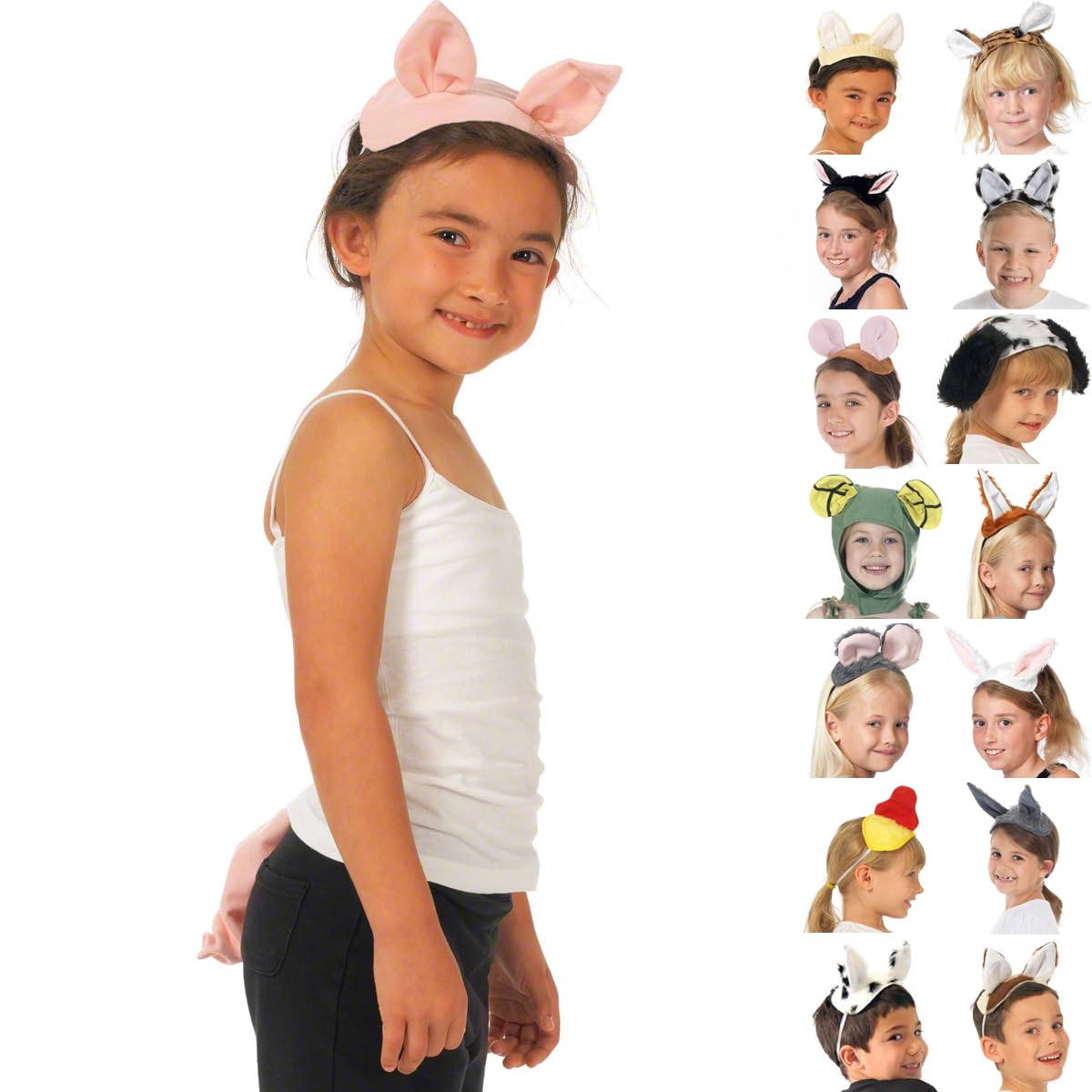 Charlie Crow Pig Ears & Tail Set for kids 3 + years.