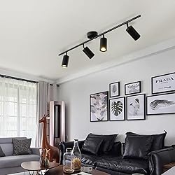 BOKT Matte Black Track Ceiling Light Modern