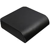 YOUFI Large Seat Cushion, 4 Inch Thick Memory Foam PU Leather Cushion for Sciatica, Hip, Low Back Pain Relief, Supportive Butt Pillow for Office Chair, Wheelchair