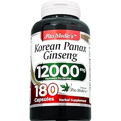Lab | Ginseng |180 Capsules |12000 mg| Ginseng