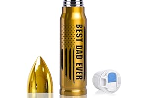 TMACKER Fathers Day Dad Gifts from Daughter Son Wife, Gifts for Dad 17oz Stainless Steel Bullet Tumbler, Birthday Gifts for Men, Dad Birthday Gifts, Father's Day Funny Dad Christmas Gifts Stocking Stuffers