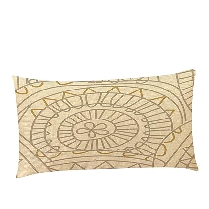 Amazon Com 12x20 Inch Pillow Cases Flower Printed Throw Pillow