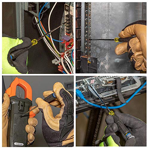 Klein Tools 85613 Precision Screwdriver Set, Electronics Slotted and