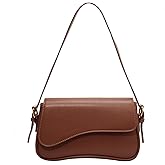 feujury Shoulder Bag for women Y2K Crossbody Vegan Leather Purse Straps Retro Clutch Hobo Hadbags with 2 Removable