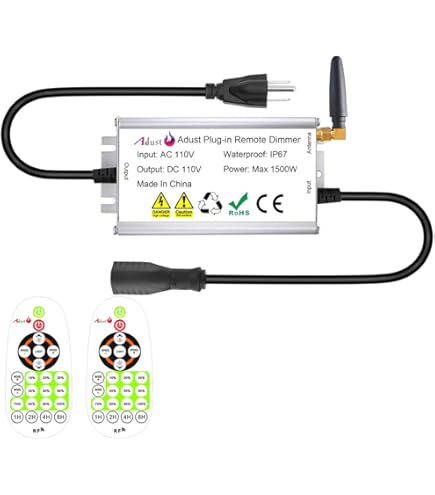 LitaElek DC 12V-24V 3A LED Strip Dimmer Switch Controller Dimmer Switch