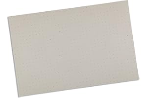 Rolyan Cedarburg 83126 Splinting Material Sheet, Ezeform, White, 1% Perforated, Single Sheet, 1/8" x 18" x 24" Size