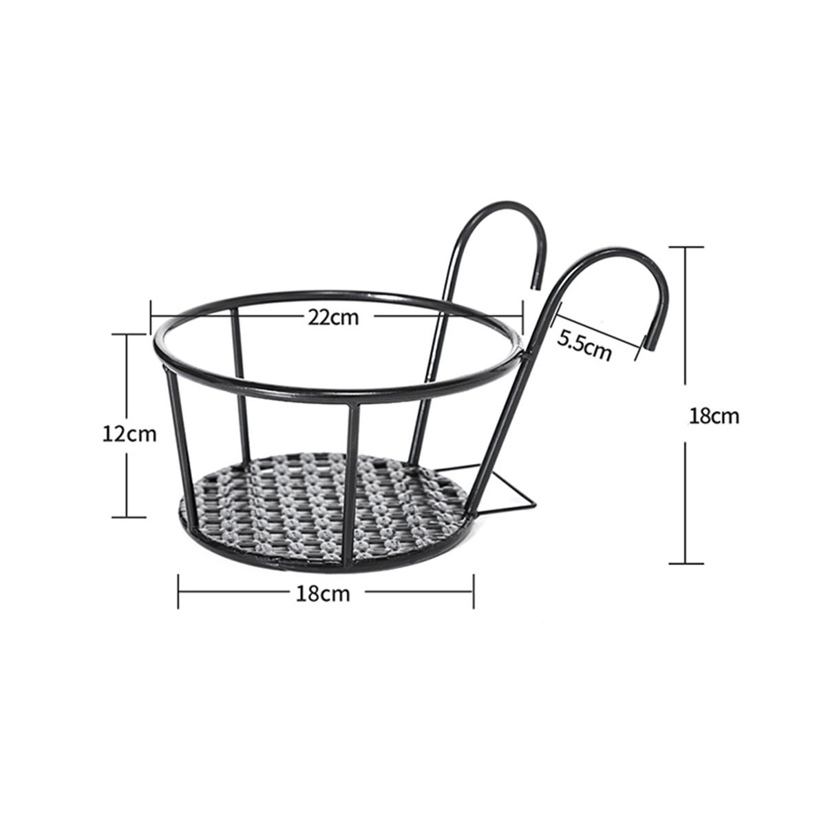 Set di Supporti Murali per Vasi di Fiori Sospesi da Esterno Porta Vasi ad Anello Supporto Murale in Metallo per Piante da Interno ed Esterno Sospeso | Leroy Merlin