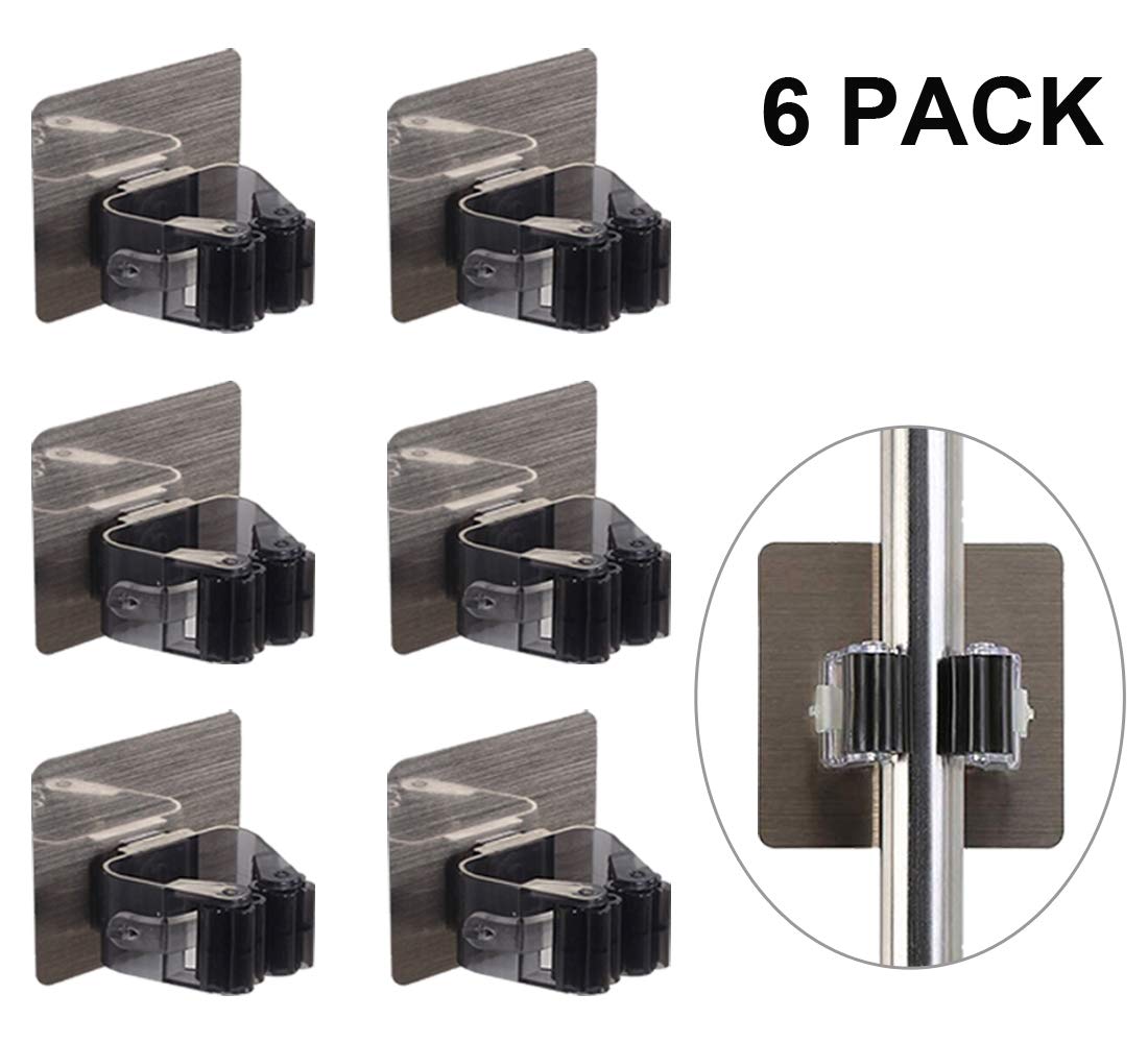 zum Aufhängen Selbstklebender Besen-Organizer für Küche Waschraum