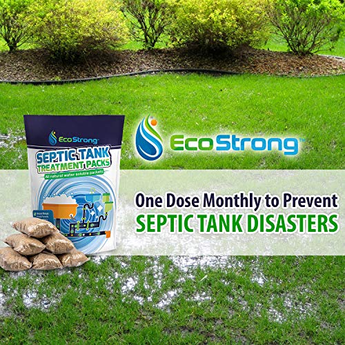 Septic Tank Treatment Packets Enzyme Rapid Action Breaks Down Grease