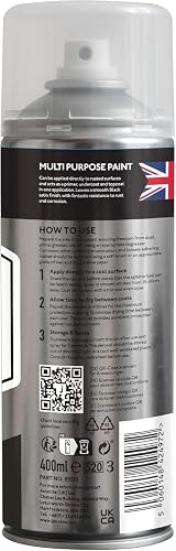 JENOLITE Directorust Spray Paint Satin Black 400ml Direct To Rust All-In-One view 7