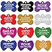 Premium Custom Engraved Pet ID Tags for Dogs & Cats - Personalized on Front & Back, Sizes & Shapes. Bright, Durable Anodized Aluminum.