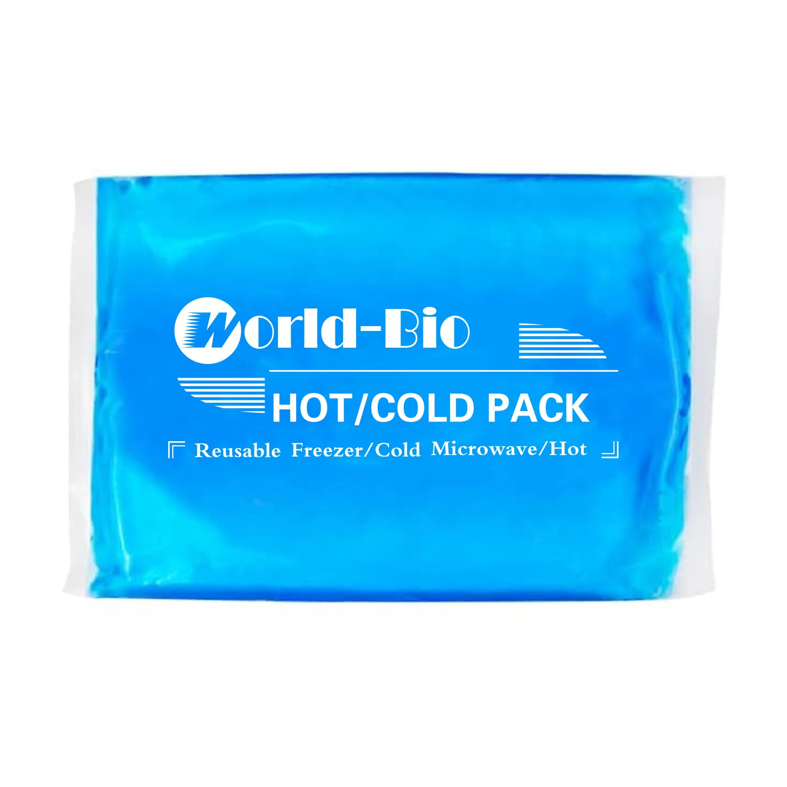 Ice Pack for Sports Injuries, Reusable Gel Ice Pack for Knee Ankle Neck Pain Relief, Hot Cold Compress Therapy Cooling Gel Packs for Swelling, Sprains, Cold Pack (L, 8.2'' *12.4'')