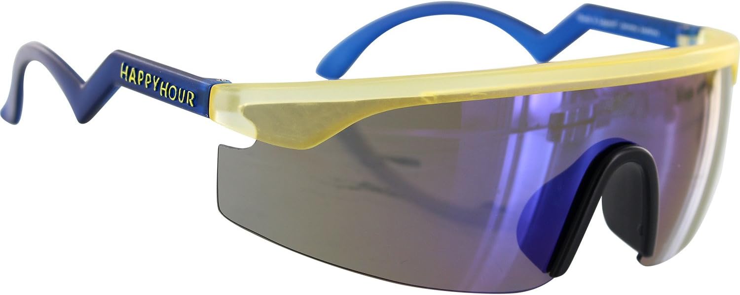 Happy Hour Leabres Accelerators Sunglasses Gold Blue OneSize