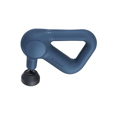 TheraGun Therabody Relief Handheld Percussion Massage Gun - Easy-to-Use, Comfortable & Light Personal Massager for Every Day Pain Relief Massage Therapy in Neck, Back, Leg, Shoulder and Body (Navy)