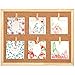 Push Pins with Wooden Clips Pushpins Tacks Thumbtacks for Cork Boards Artworks Notes Photos and Craft Projects (100)