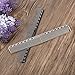 Anself Hair Comb Hair Salon Hairdressing Comb Metal Hair Cutting Comb (Sliver)