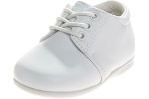 Josmo Baby Boys’ Dress Shoes – Casual Leatherette Derby Walking Shoes (Infant/Toddler)