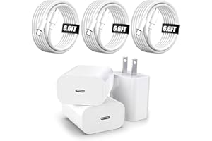 Orrkila i.Phone 17 16 15 Fast Charger, 3 Pack 20W Chargers with 6.6FT Cord, Compatible with i.Phone 17/16/15/Air/Pro/Pro Max