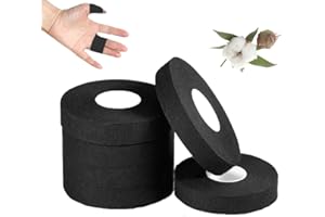 Sports Finger Tape 6 Rolls 0.6"x11 Yards White Athletic Tape No Sticky Residue & Easy to Tear - for Rock Climbing, Jiu-Jitsu,